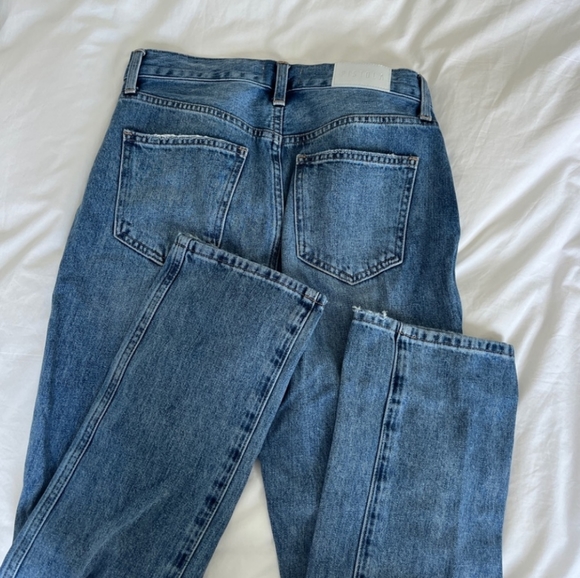 Pistola Distressed Straight Leg Denim Jeans - Picture 5 of 13